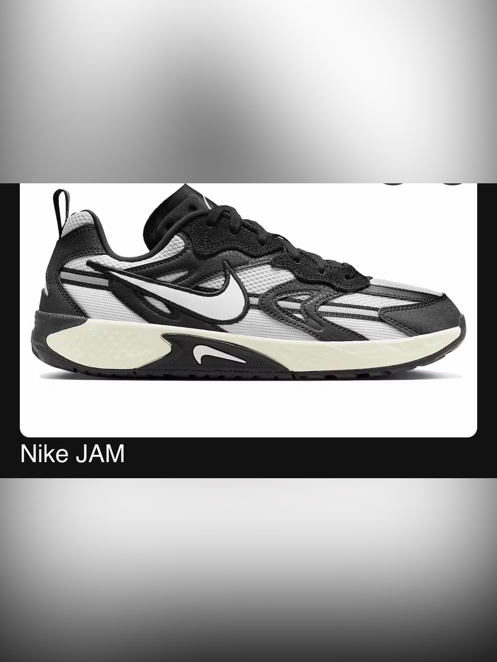 Nike JAM Women’s Black and White Athletic Sneakers